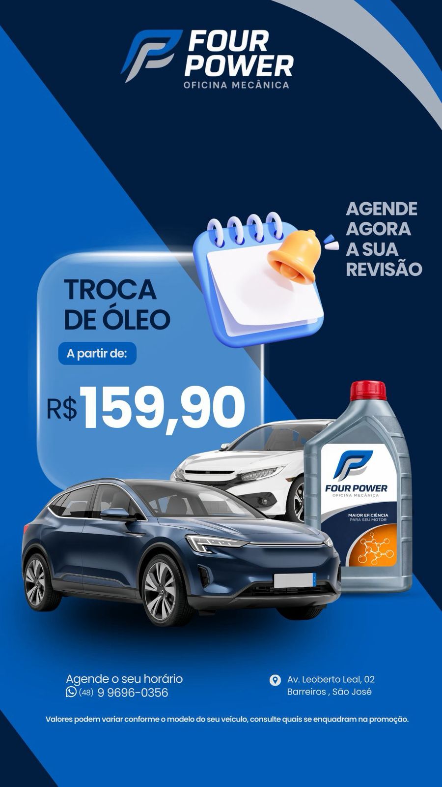 Promoção Four Power Oficina Mecânica